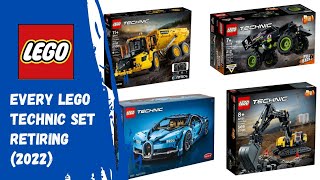 Every Lego Technic Set Retiring At The End Of 2022  Lego Investing Tips 2022 [upl. by Fleeman42]