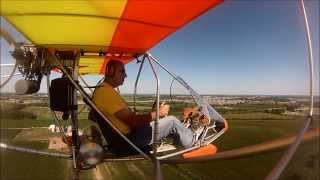 RideAlong in an Aerolite 103 Ultralight Flight  EAA AirVenture 2013 [upl. by Fevre]