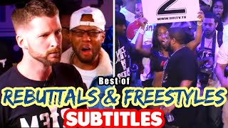 Best Rebuttals And Freestyles In Battle Rap SUBTITLES  Masked Inasense [upl. by Boudreaux]