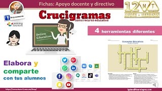 Elaborar crucigramas como recurso educativo [upl. by Blus]