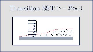 CFD The Transition SST gamma  Retheta model [upl. by Dadirac]