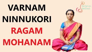 Varnam  Ninnukori  Ragam  Mohanam Sing Along [upl. by Gillespie223]