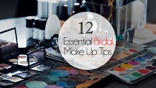 The 12 Essential Bridal Makeup Tips  Glamrs [upl. by Wons]