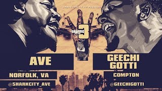 AVE VS GEECHI GOTTI SMACK URL RAP BATTLE  URLTV [upl. by Larrisa]