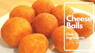 Cheese Balls Recipe  ONLY 2 INGREDIENTS  Top Food Eli [upl. by Inoliel]