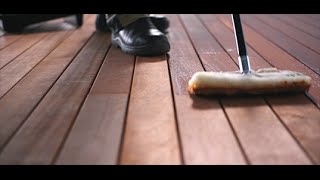 How to oil a deck [upl. by Silvester]