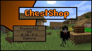 Minecraft ChestShop [upl. by Ainud]