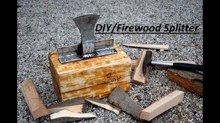 DIY  How To Make A Firewood Splitter [upl. by Marcie]