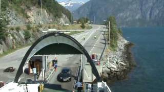 Ferry from Linge to Eidsdal [upl. by Ykvir249]