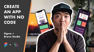 How to Create an App with No Code using Figma  Bravo Studio  Getting Started [upl. by Ahsieat540]