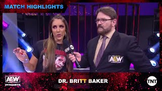 Dr Britt Baker Speaks Her Mind [upl. by Aimal]