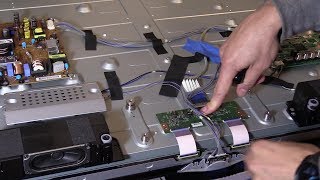 How to Fix LED LCD TV with horizontal amp vertical lines on the screen [upl. by Sprague]