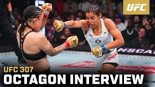 Julianna Peña Octagon Interview  UFC 307 [upl. by Liddle]