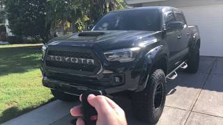 Start X Remote Start Installation Toyota Tacoma 2016  2019 [upl. by Aiceled]