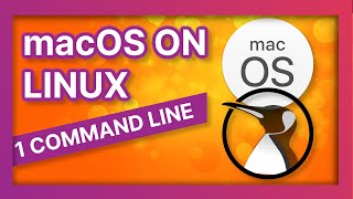 Run macOS on Linux with 1 COMMAND [upl. by Nirad529]