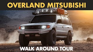 OVERLAND Mitsubishi Montero TINY HOME Walk Around Tour [upl. by Letsyrhc]