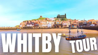 Whitby Seafront Harbour amp Town Tour 2021 [upl. by Rowland925]