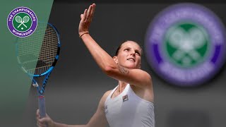 Match Point Karolina Pliskova vs SuWei Hsieh Wimbledon 2019 [upl. by Leontina]