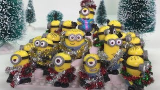 Minions Xmas Song Stop Motion [upl. by Einahteb795]