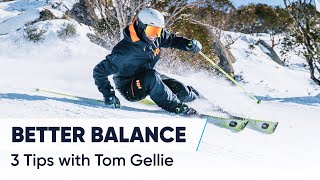 HOW TO SKI STEEPER SLOPES  3 Tips For Better Balance [upl. by Anilasor]