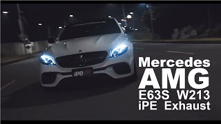 Mercedes AMG E63S W213 iPE Exhaust System [upl. by Olegna]