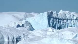 Iceberg Breaking  Ilulisat Greenland [upl. by Esenahs]