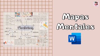 COMO HACER MAPAS MENTALES EN WORD [upl. by Yanej]