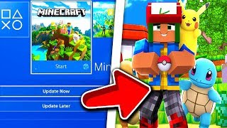 Minecraft PS4 Bedrock  How To Install Pixelmon  Minecraft PS4 Bedrock Tutorial l [upl. by Radek]