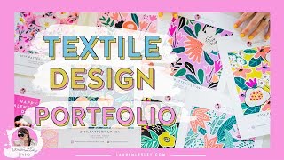 Textile Designer Portfolio  Your Textile Design Portfolio MUST HAVES [upl. by Liahcim513]