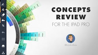 Review Concepts drawing app for the iPad [upl. by Ecnahoy]