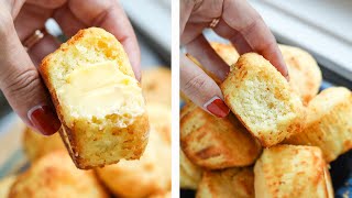 Keto Biscuits JUST 5 INGREDIENTS  Buttery Almond Flour Biscuits For Keto [upl. by Colan]