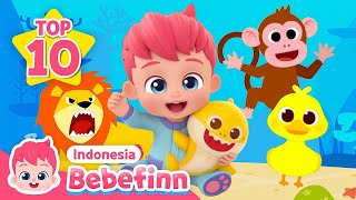 TOP 10  Kumpulan Lagu Anak  Bebefinn Bahasa Indonesia [upl. by Etra]