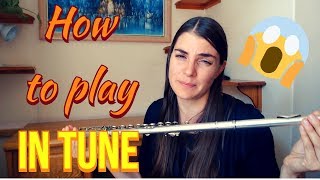 All about flute intonation  how to play in tune [upl. by Tsenrae]