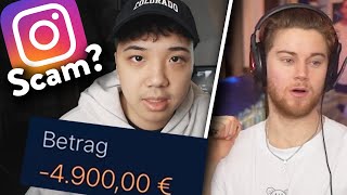 Scammen dich diese Instagram Gewinnspiele  TJ Reaction [upl. by Tal5]