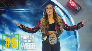 The New AEW Womens World Champion Dr Britt Baker Celebrates  AEW Friday Night Dynamite 6421 [upl. by Breh]