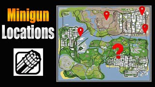 GTA San Andreas Minigun Locations [upl. by Charpentier851]