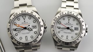 Rolex Explorer II 16570 vs 216570 Review  Choosing the Best Explorer II 2020 [upl. by Alyat313]