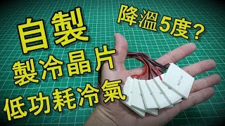 《DIY》如何用製冷晶片製作一台低功耗冷氣 [upl. by Fiann]