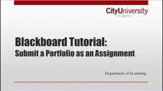 Submit a Portfolio as an Assignment [upl. by Aligna469]