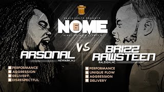 ARSONAL VS BRIZZ RAWSTEEN SMACK URL RAP BATTLE  URLTV [upl. by Conley886]