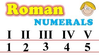 Roman Number  Roman Numerals 1 to 20  Roman Numerals I II III IV V Learn Roman Numbers I to XX [upl. by Naarah]