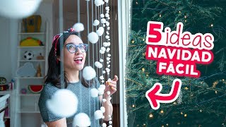 5 DECORACIONES NAVIDEÑAS que NECESITAS en TU CASA 😱🎄Craftingeek [upl. by Grounds]