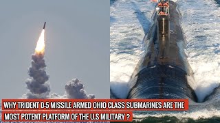 US NAVY TESTS TRIDENT II D5 MISSILE FROM OHIO CLASS SUBMARINE  NO NONSENSE MESSAGE TO RIVALS [upl. by Aksehcnarf]