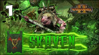 THE PLAGUELORD RISES Total War Warhammer 2  Skaven Campaign  Lord Skrolk 1 [upl. by Euqinehs718]