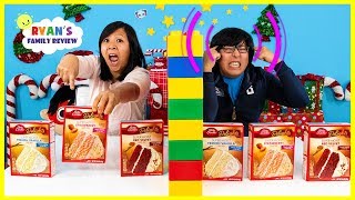 Twin Telepathy Cake Challenge Ryans Mommy vs Daddy [upl. by Ahsiekel956]