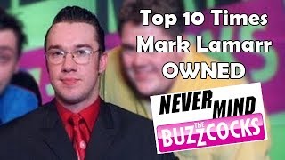 Top 10 Times Mark Lamarr Owned quotNever Mind The Buzzcocksquot [upl. by Allicsirp525]