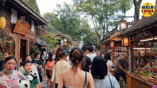 Walk China 4K  Broad and Narrow Alley  Chengdu Street Walking  Summer 2021 [upl. by Ydne127]