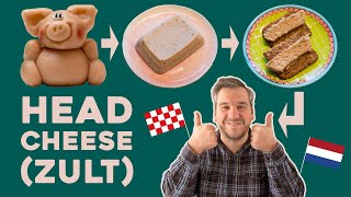 Making Head Cheese Meat Jelly Without a Hog Head Zult [upl. by Enoed]