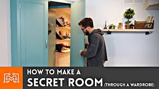 How to Make a Secret Room Through a Wardrobe  I Like To Make Stuff [upl. by Clifton294]