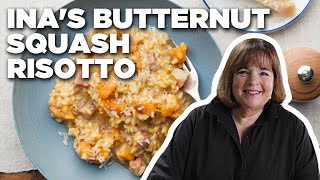 Ina Gartens 5Star Butternut Squash Risotto  Barefoot Contessa  Food Network [upl. by Joktan]